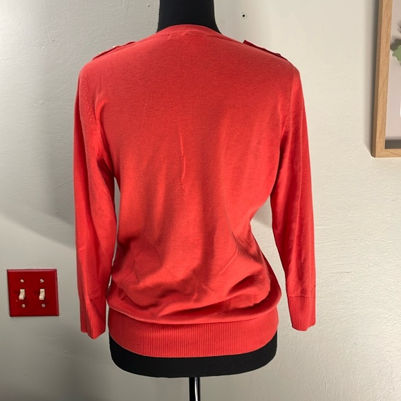 Banana Republic scoop neck quarter sleeve sweater M - Picture 5 of 8